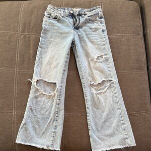 RSQ Light Blue Distressed girls baggy Jeans